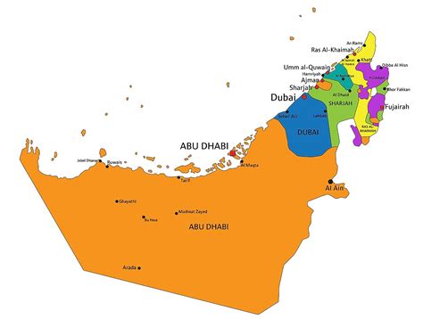 The United Arab Emirates Maps & Facts .